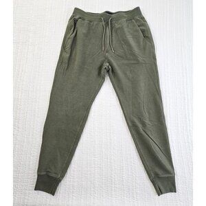 Abercrombie & Fitch Men's Joggers Size Medium Army Green Drawstring EUC LN
